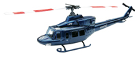L.A.P.D. Bell 412 1/48 Die Cast Model - Click Image to Close